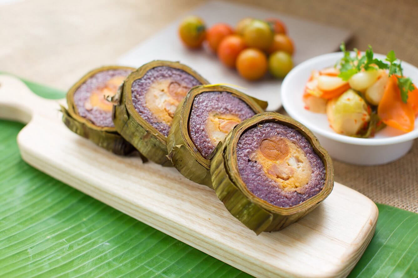 Bánh tét ngày Tết